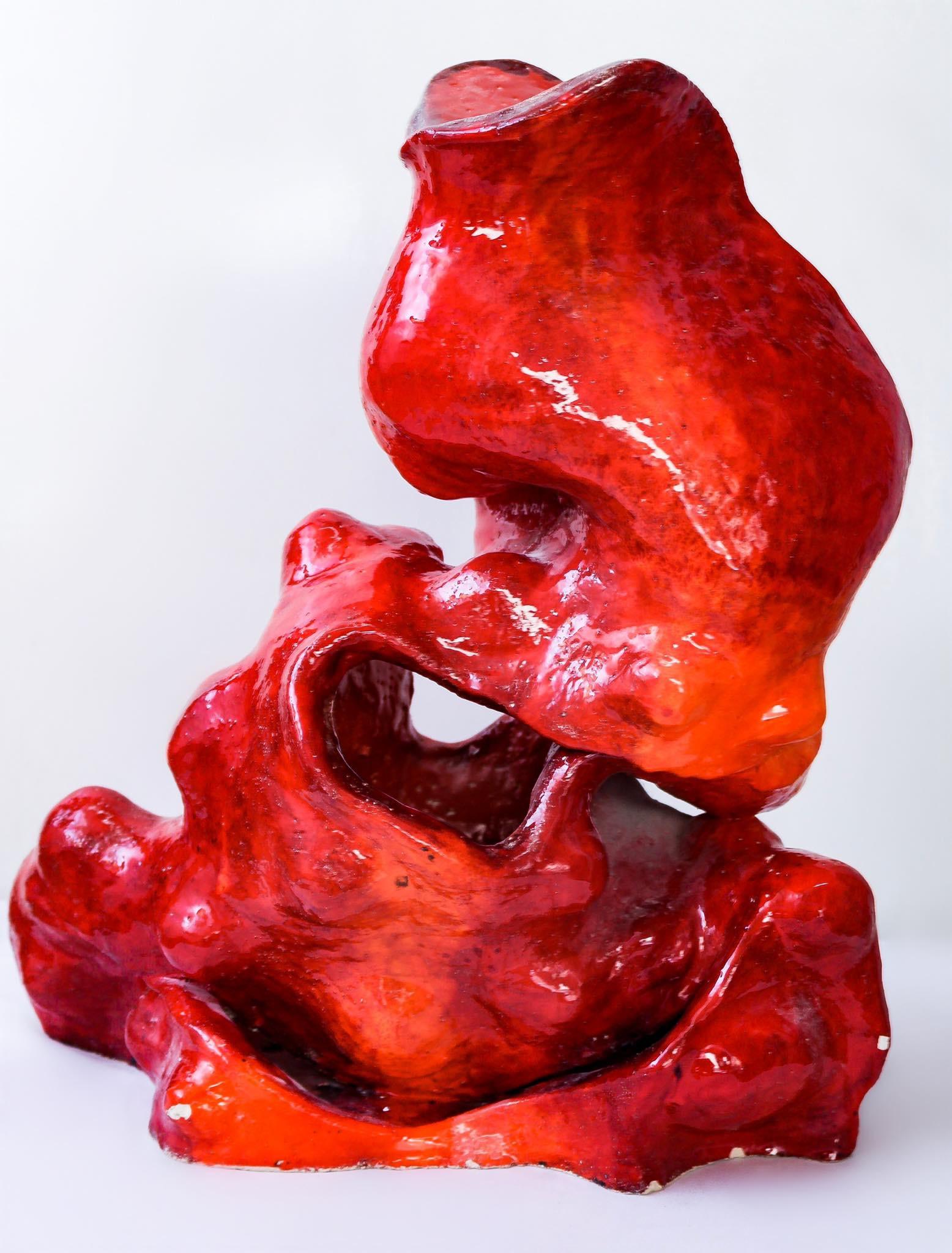 Cherry ceramic sculpture by Andri Iona